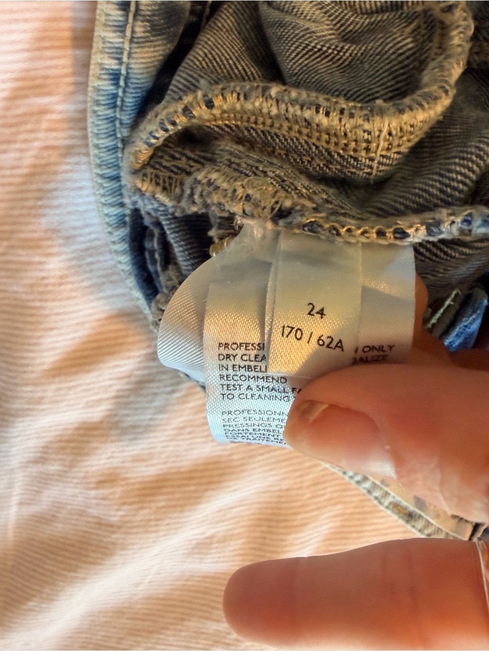 Light Wash Jeans With Yellow Star Pockets - Picture 12 of 12